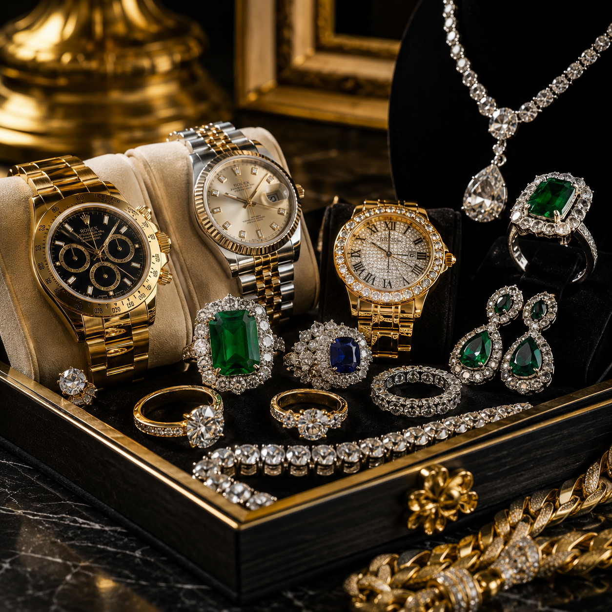 Compra de artículos de valor relojes y joyas en Madrid